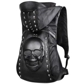 3D Skull Backpack Hoodie