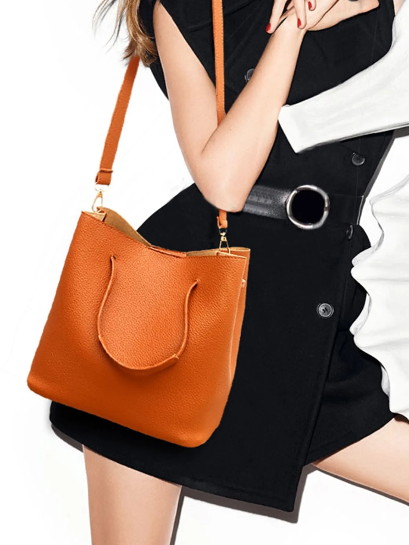 4pcs Minimalist Bucket Bag Set