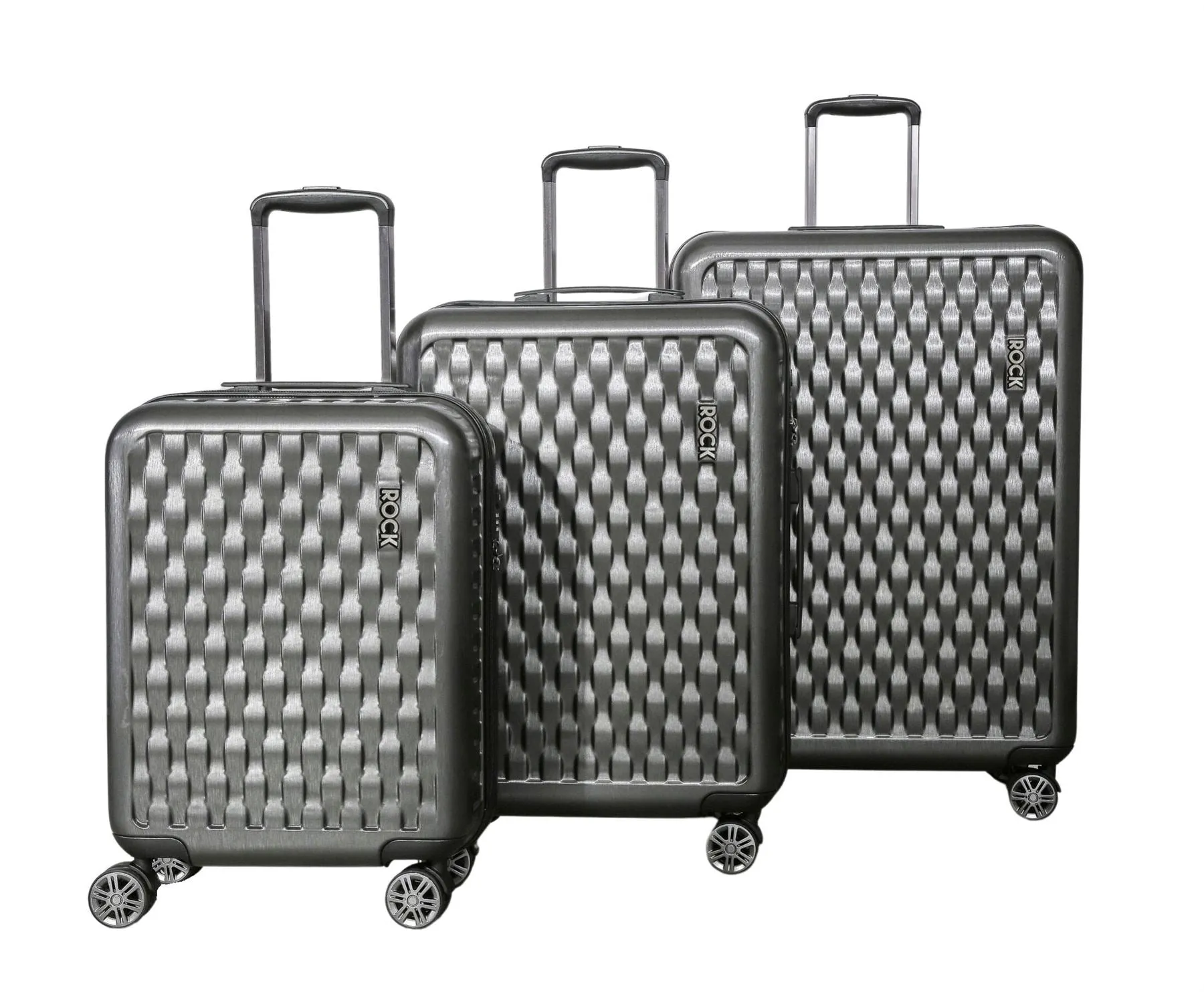 Allure Luggage Suitcase Travel Bag Carry On Hand Cabin Check in Hard-Shell 4 Spinner Wheels Trolley Set