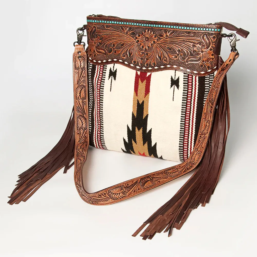 American Darling Blanket Tooled CrossBody