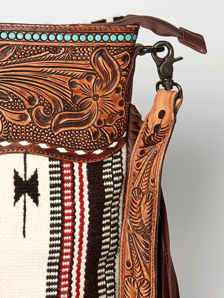 American Darling Blanket Tooled CrossBody