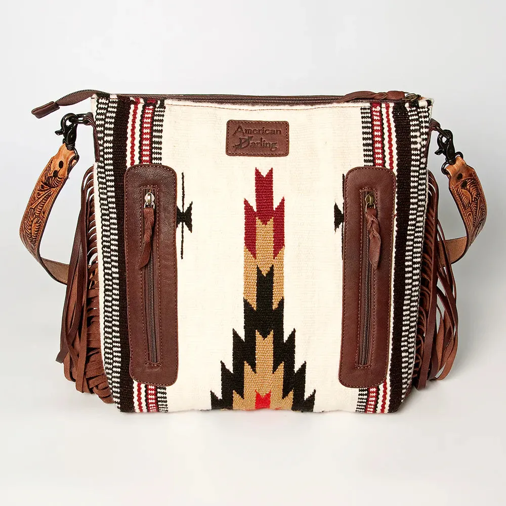 American Darling Blanket Tooled CrossBody