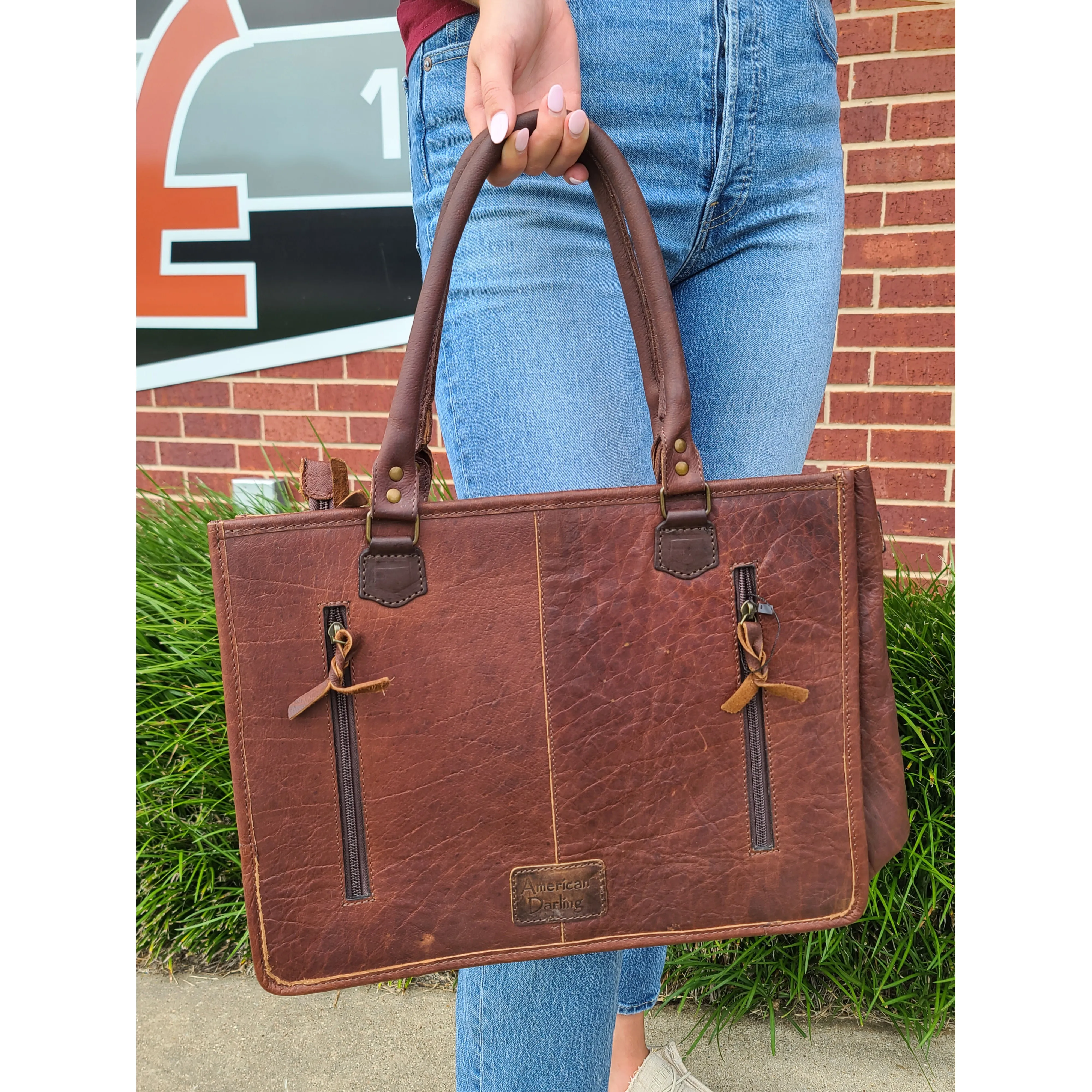 American Darling Conceal Carry Turquoise Aztec Bag