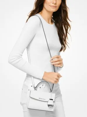 Ava Extra-Small Saffiano Leather Crossbody Bag