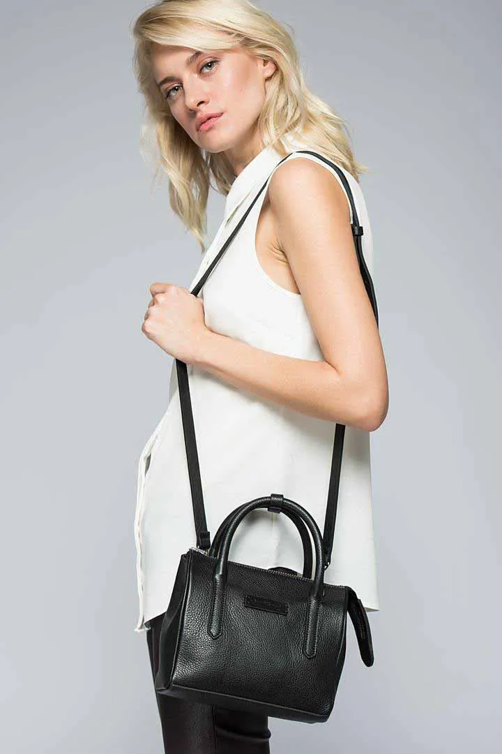 Black Mini Leather Bag