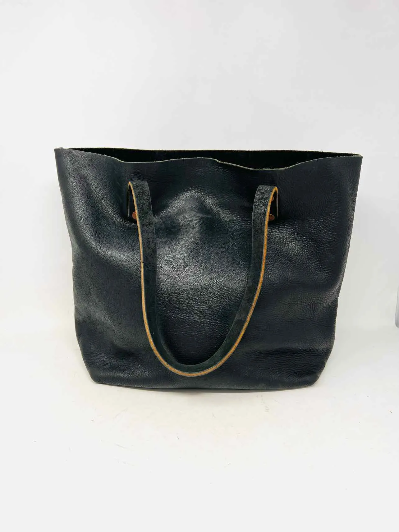 Black Shoulder Bag Pebbled Leather Designer Tote