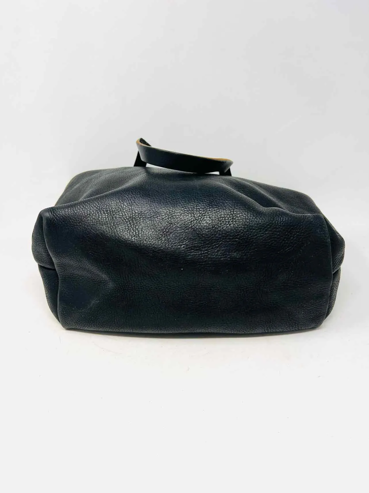 Black Shoulder Bag Pebbled Leather Designer Tote