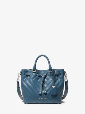 Blakely Small Quilted Leather Bucket Bag