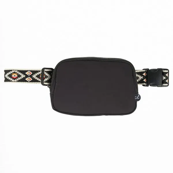 CC Aztec Strap Fanny Pack - Authentic C.C Brand