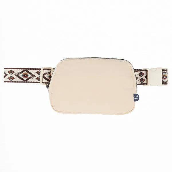 CC Aztec Strap Fanny Pack - Authentic C.C Brand