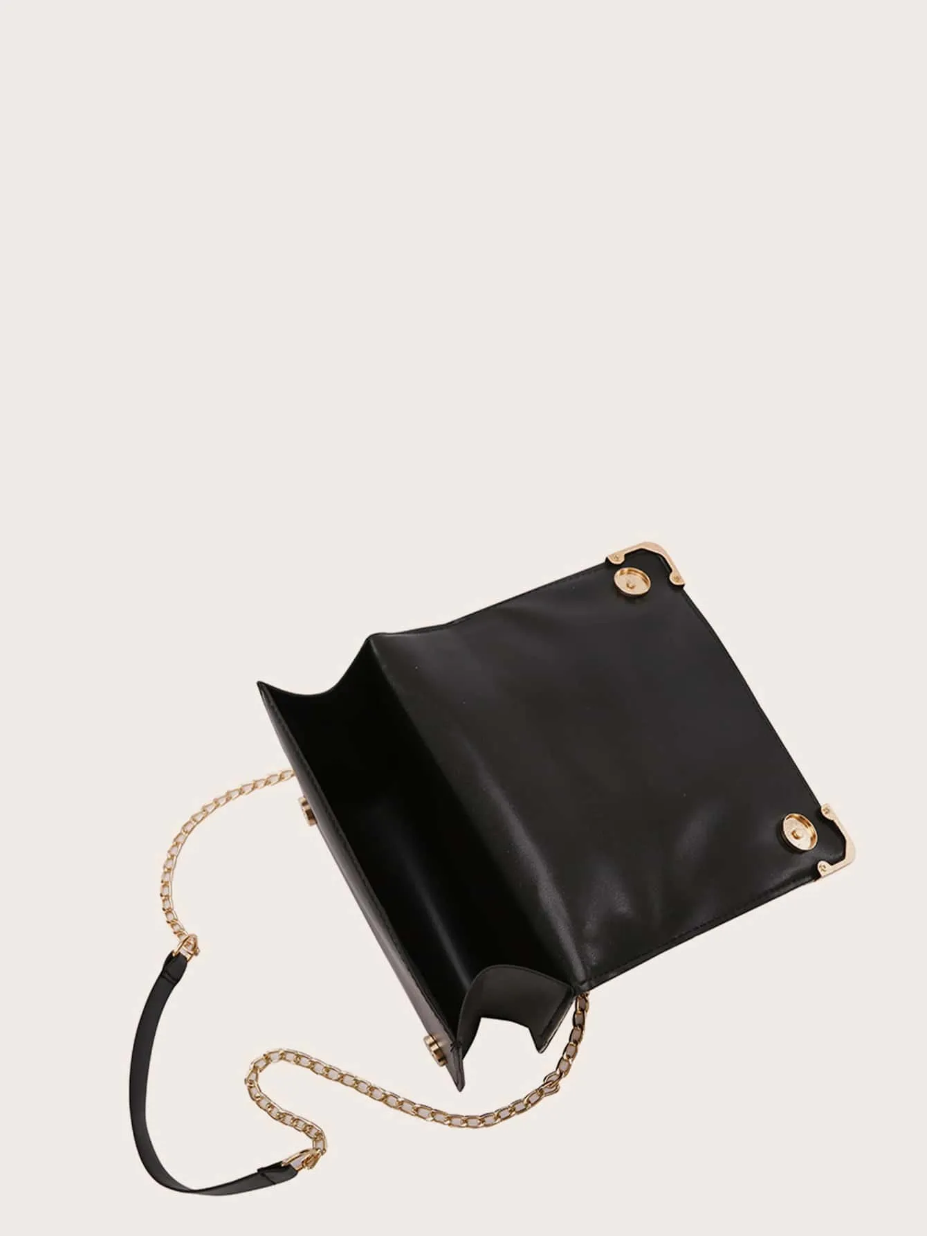 Chevron Chain Shoulder Bag