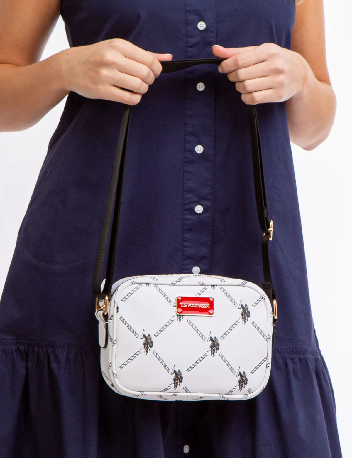 CLASSIC ZIP PRINTED CROSSBODY BAG