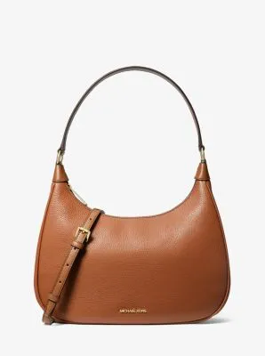 Cora Large Pebbled Leather Shoulder Bag