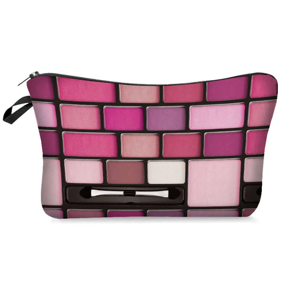 Digital Printing Makeup Cosmetics Series, Cosmetic Bag, Storage Bag, Cross-Border Best Seller