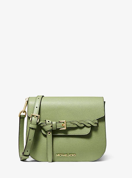 Emilia Small Pebbled Leather Crossbody Bag