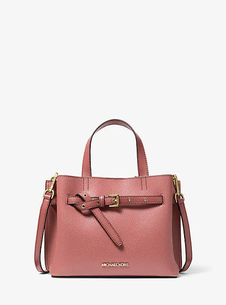 Emilia Small Pebbled Leather Satchel