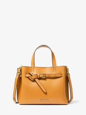 Emilia Small Pebbled Leather Satchel