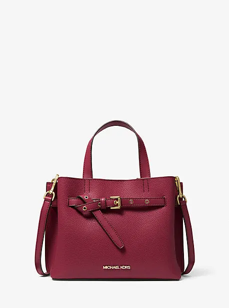 Emilia Small Pebbled Leather Satchel