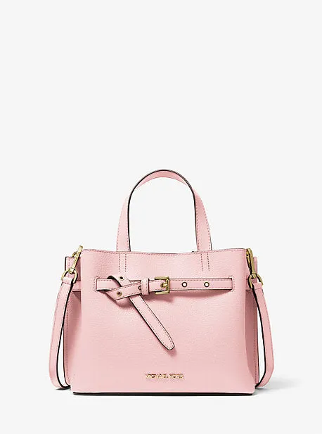 Emilia Small Pebbled Leather Satchel