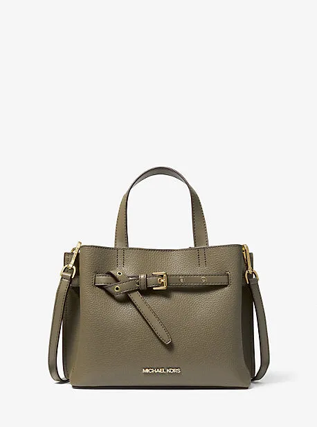 Emilia Small Pebbled Leather Satchel