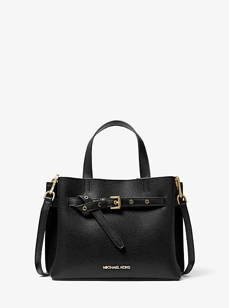 Emilia Small Pebbled Leather Satchel