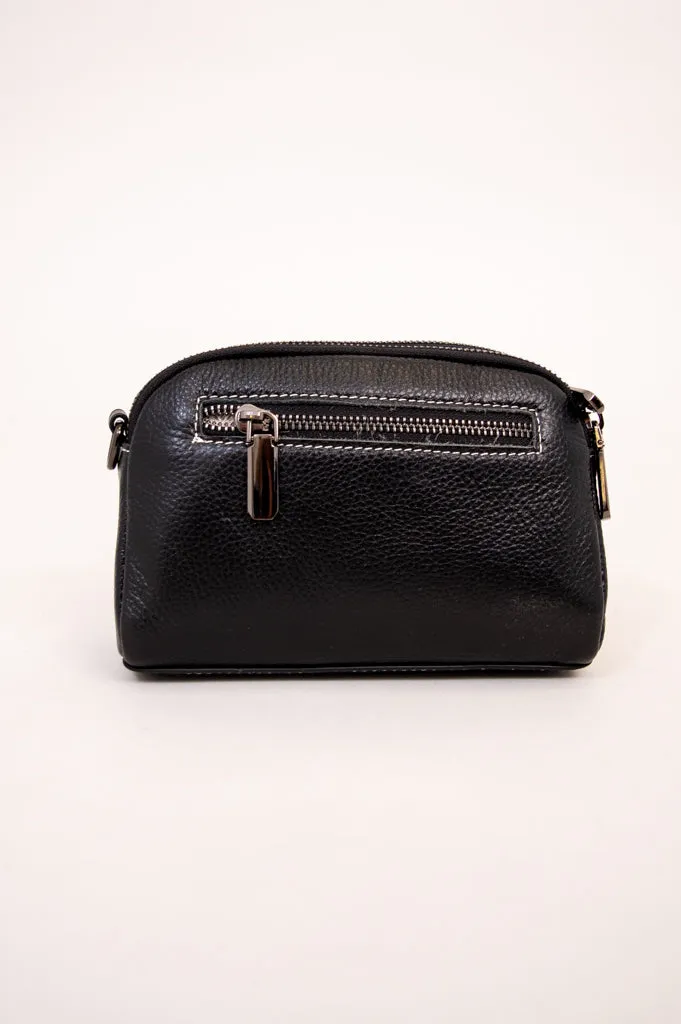 Emma Bag 88160, Black, Leather