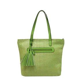 Envy Foxglove Stripe Canvas Tote Bag