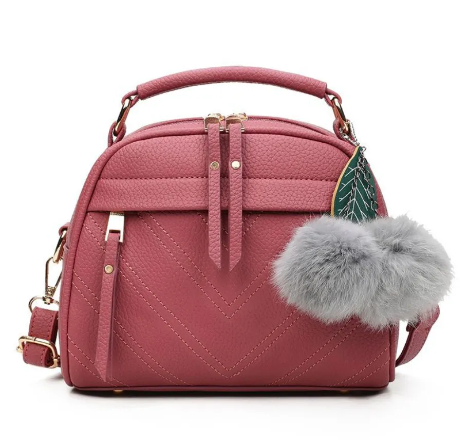 Hair ball shoulder bag