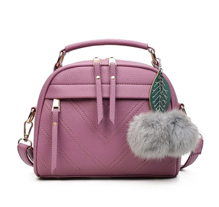 Hair ball shoulder bag