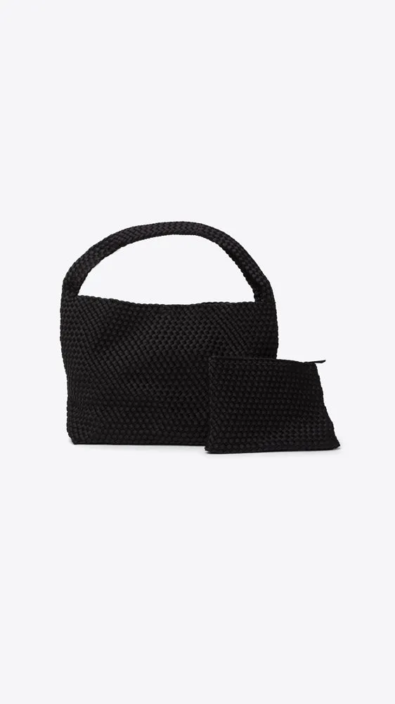 Hobo Shoulder Bag - Black