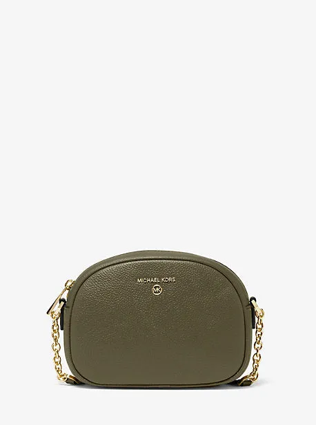 Jet Set Charm Small Pebbled Leather Crossbody Bag