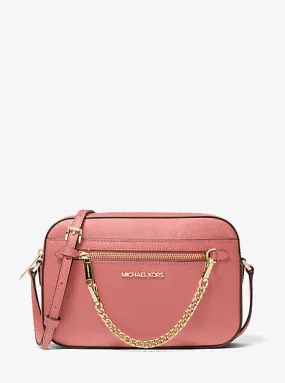 Jet Set Large Saffiano Leather Crossbody Bag | 55662