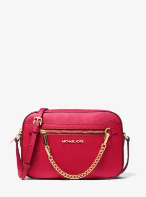 Jet Set Large Saffiano Leather Crossbody Bag | 55662