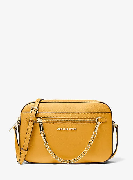 Jet Set Large Saffiano Leather Crossbody Bag | 55662