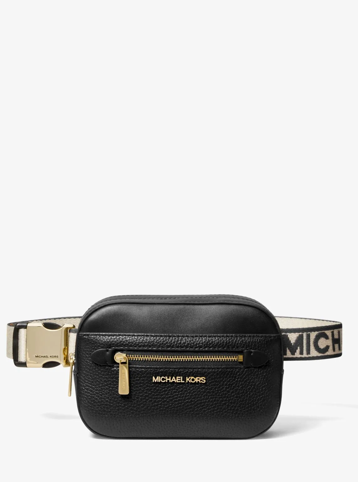 Jet Set Small Pebbled Leather Belt Bag