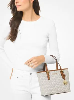 Jet Set Travel Extra-Small Logo Top-Zip Tote Bag | 55679