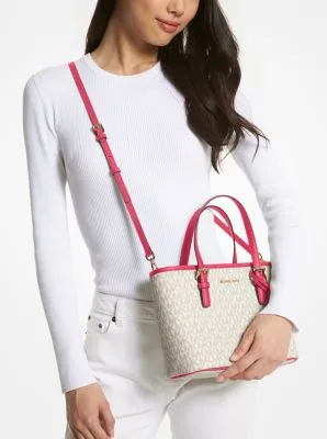 Jet Set Travel Extra-Small Logo Top-Zip Tote Bag | 55679