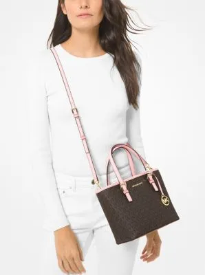 Jet Set Travel Extra-Small Logo Top-Zip Tote Bag | 55679