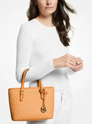 Jet Set Travel Extra-Small Logo Top-Zip Tote Bag | 55679