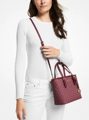 Jet Set Travel Extra-Small Logo Top-Zip Tote Bag | 55679