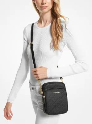 Jet Set Travel Medium Logo Crossbody Bag