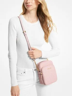 Jet Set Travel Medium Logo Crossbody Bag