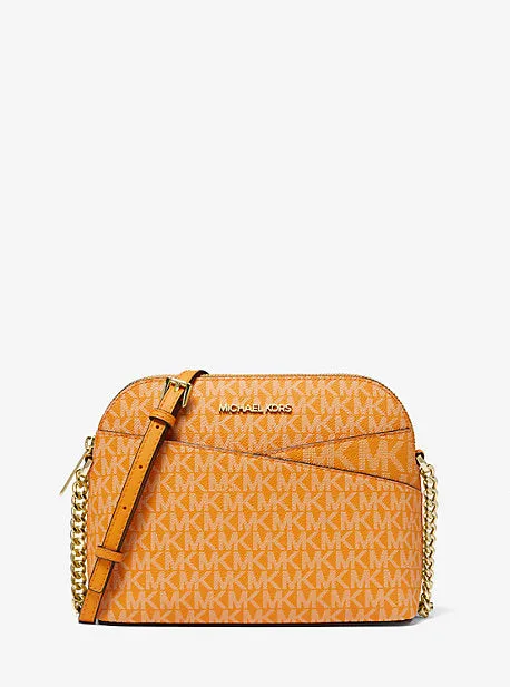 Jet Set Travel Medium Logo Dome Crossbody Bag | 55574