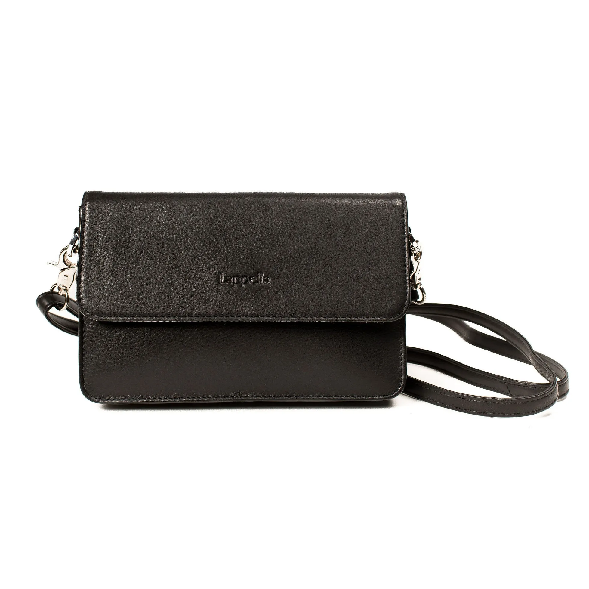 Lappella Sofia Leather Crossbody Flap Over Bag