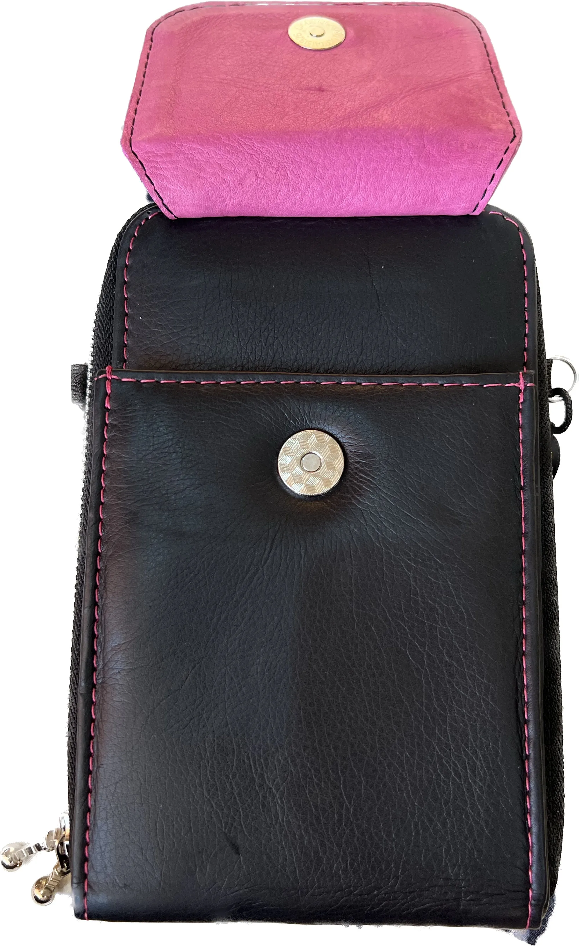 Leather Crossbody Cellphone Bag