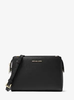 Leslie Medium Saffiano Leather Crossbody Bag