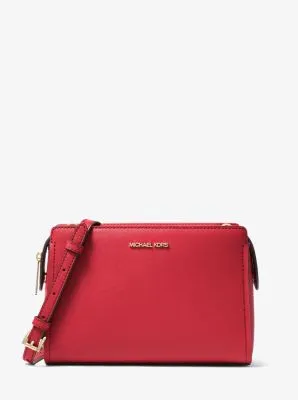 Leslie Medium Saffiano Leather Crossbody Bag