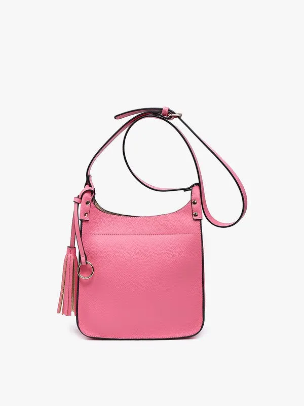 Lucinda Square Crossbody - Bubblegum