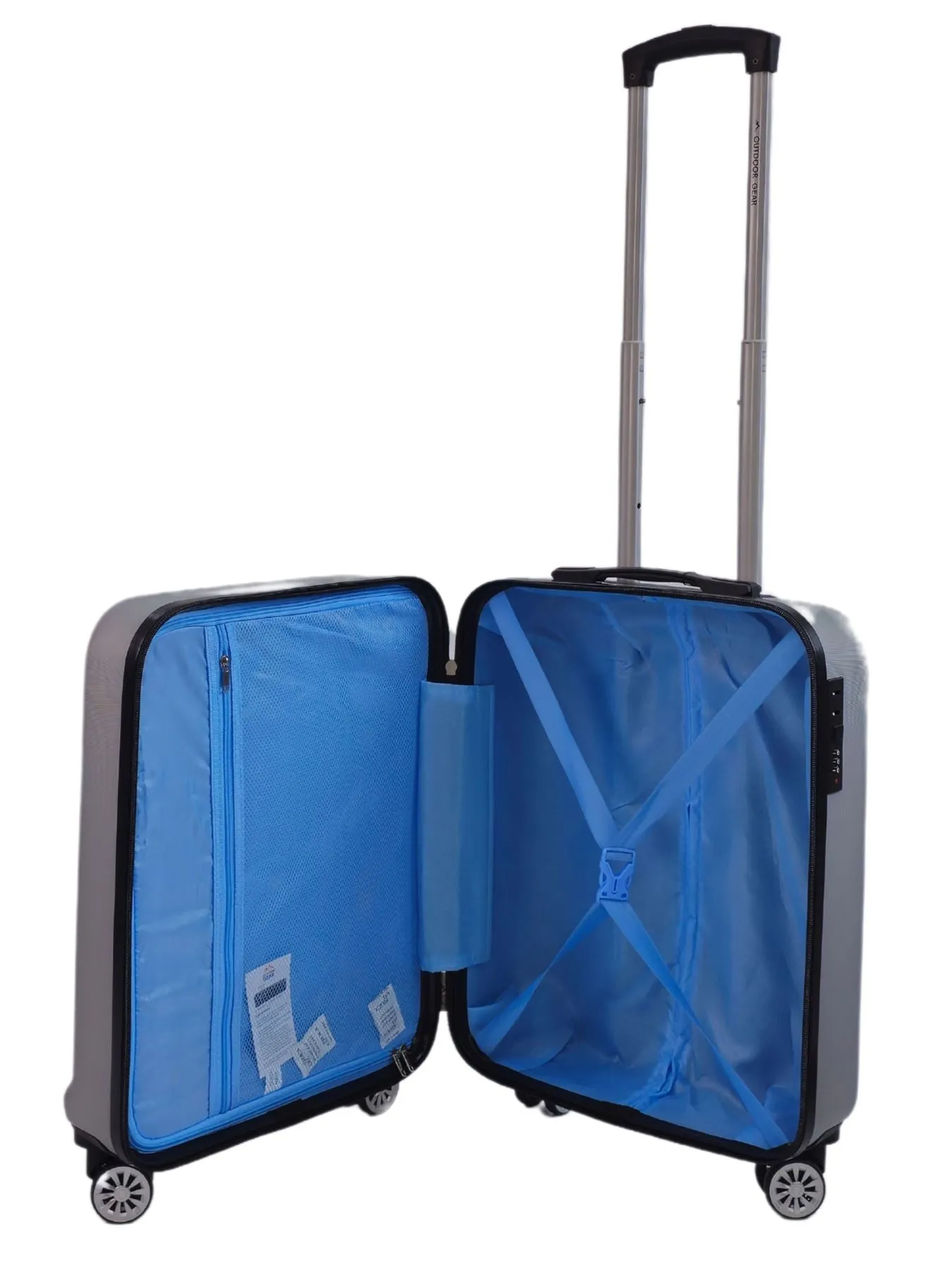 Luggage Suitcase Under Seat Travel Bag Carry On Hand Cabin Check in Hard-Shell 4 Spinner Wheels Trolley Set