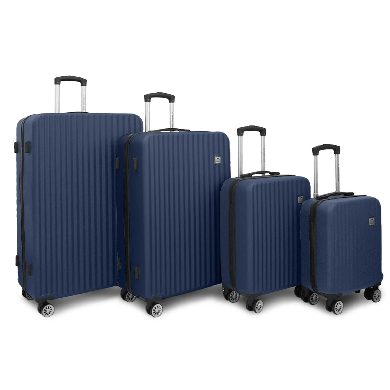 Luggage Suitcase Under Seat Travel Bag Carry On Hand Cabin Check in Hard-Shell 4 Spinner Wheels Trolley Set